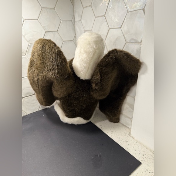 Gund Bald Eagle Plush Stuffed Animal Flag Pin & Medal Patriotic America Vintage - Picture 7 of 8